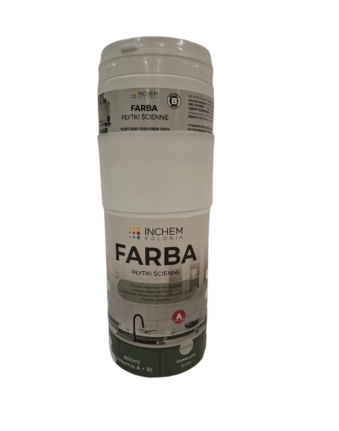 Zdjęcie: Farba Płytki ścienne, popielaty, zestaw 800 ml INCHEM POLONIA