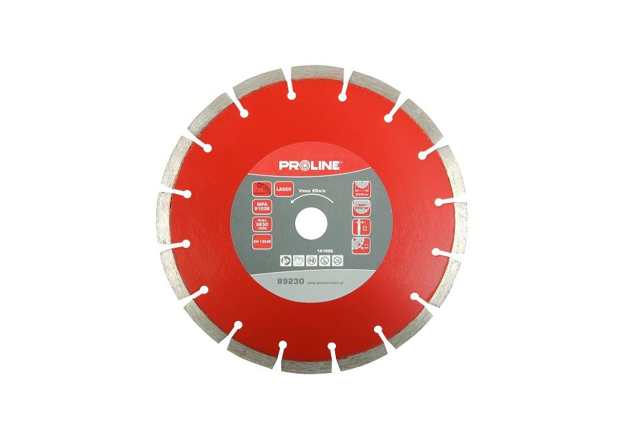 Zdjęcie: Tarcza diamentowa laser uniwersalna 230x2.6x10x22.2 mm PROLINE