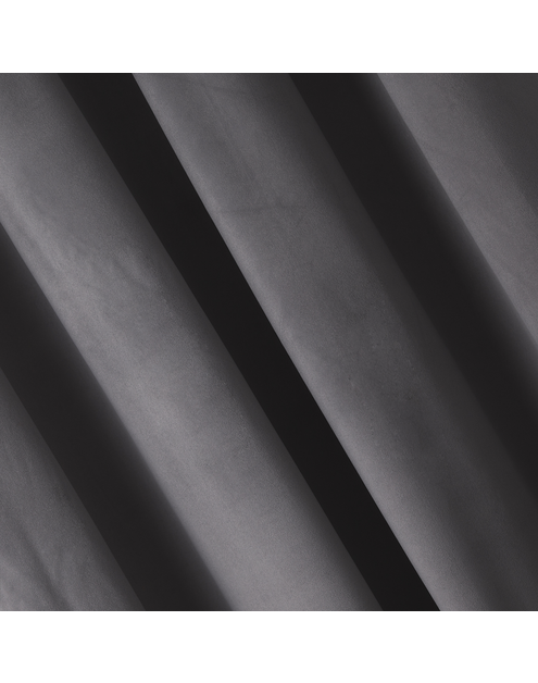 Zdjęcie: Zasłona velvet gładki pierre szary 140x270 cm CHIC HOME