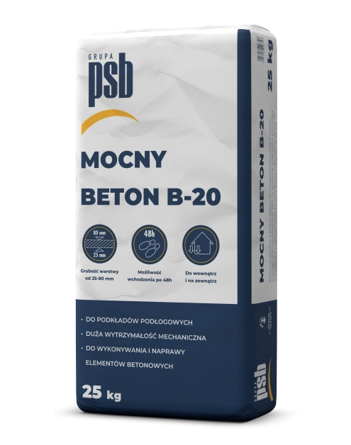 Zdjęcie: Beton mocny B-20 - 25 kg PSB