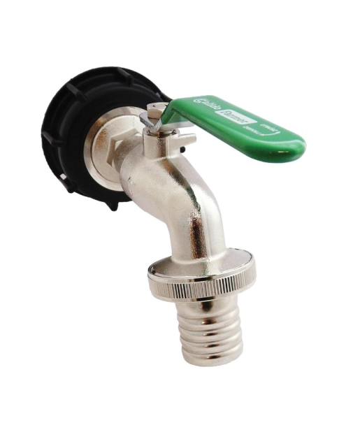 Zdjęcie: Korek 55/60 z zaworem kulowy czerpalnym farmer 1"x1 11/4", do zbiornika 1000l ibc CALIDO