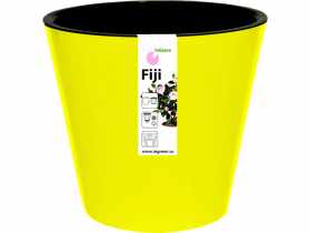 Osłonka doniczkowa z doniczką wewnętrzną Fiji 330 mm - 16 L żółta DMS