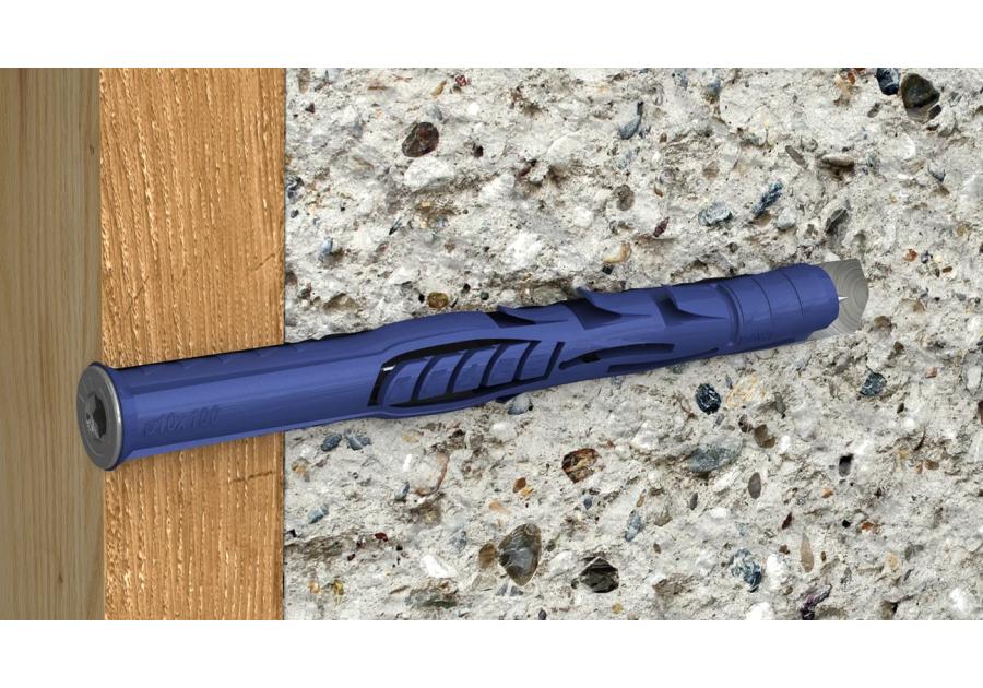 Zdjęcie: Kołek ramowy z wkrętem w powłoce z ocynku płatkowego R-FF1-N-L-DT 10x160 mm 25 szt. RAWLPLUG