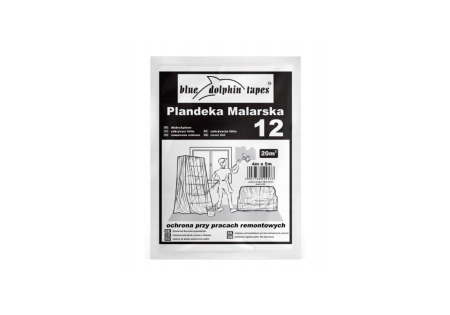 Zdjęcie: Plandeka malarska 4x5 m BLUE DOLPHIN