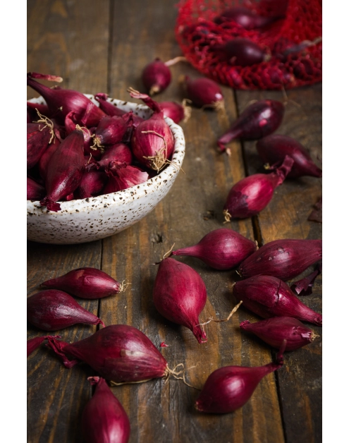 Zdjęcie: Cebula dymka Red Baron czerwona 250 g LEGUTKO