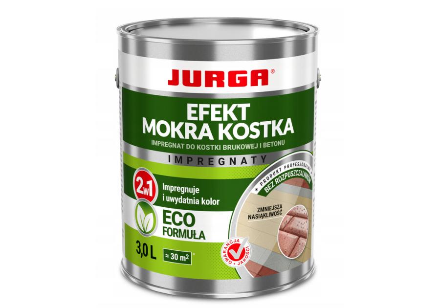 Zdjęcie: Impregnat do kostki brukowej i betonu Efekt Mokra Kostka 3 L JURGA