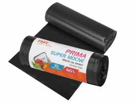 Worki na śmieci Prima 60 L LDPE czarne RAVI