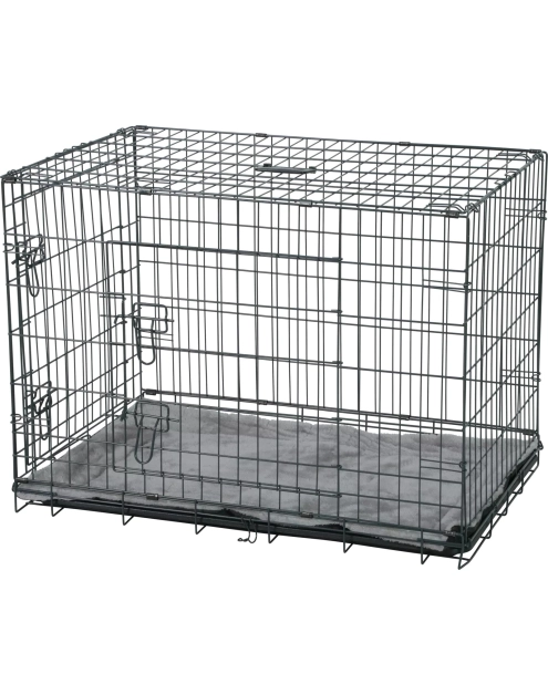 Zdjęcie: Klatka kennelowa z dywanikiem dla psa Nomad 2w1 S 61x46x51 cm ZOLUX