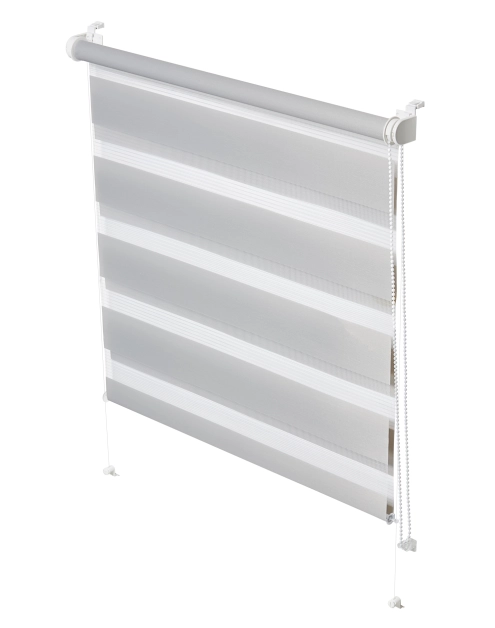 Zdjęcie: Roleta Mini Zebra 730 szara 42,5x150 cm GARDINIA