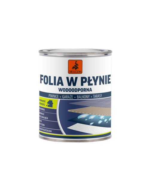 Zdjęcie: Folia w płynie W-Wodoodporna 750 ml DRAGON