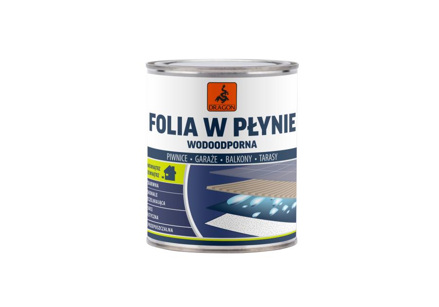 Zdjęcie: Folia w płynie W-Wodoodporna 750 ml DRAGON