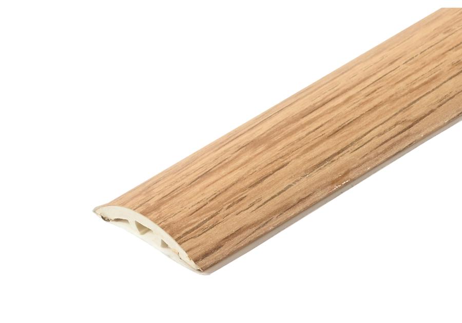 Zdjęcie: Kształtownik PVC wcisk wąski 30 mm 2w1 L= 0,90 m Dąb Hamilton okleina mat CEZAR