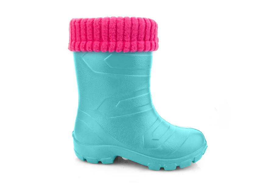 Zdjęcie: Kalosze dziecięce Aspen 845 rozmiar 27 turquise/róż LEMIGO