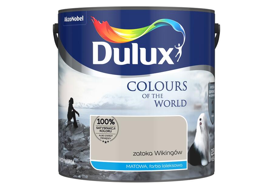 Zdjęcie: Farba do wnętrz Kolory Świata 2,5 L zatoka wikingów DULUX
