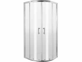 Kabina prysznicowa półokrągła 80 cm Jasmin Plus chrom DEANTE