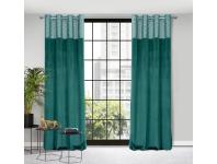 Zdjęcie: Zasłona gotowa D91 Agnes 140x250 cm turkusowy EUROFIRANY