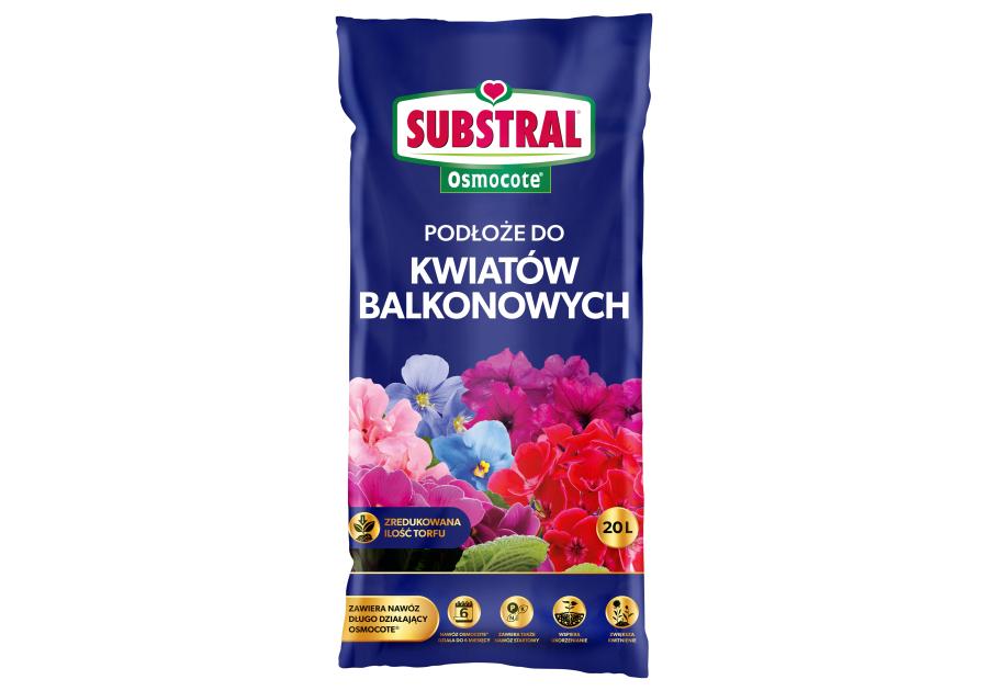 Zdjęcie: Gotowe podłoże do kwiatów balkonowych 20 L SUBSTRAL