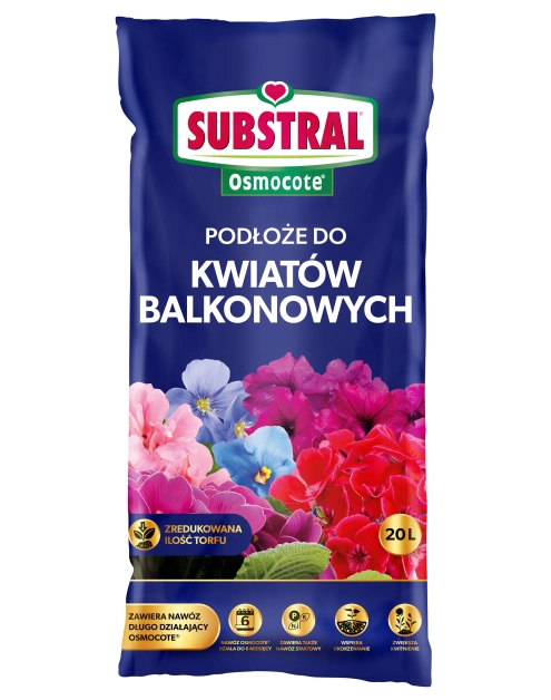 Zdjęcie: Gotowe podłoże do kwiatów balkonowych 20 L SUBSTRAL