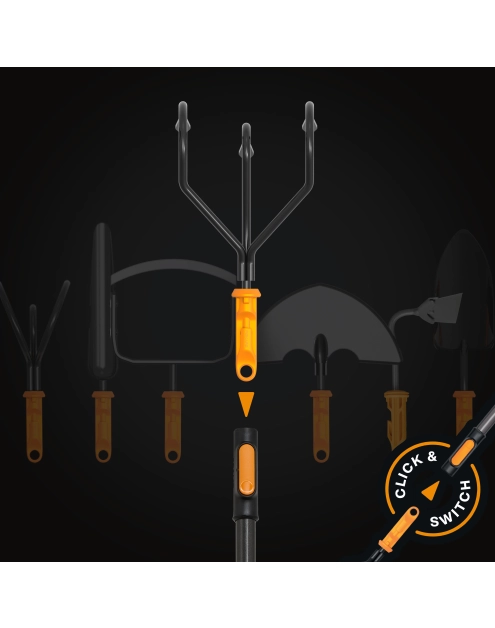 Zdjęcie: Kultywator ręczny, głowica One Click FISKARS