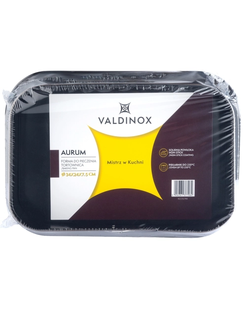 Zdjęcie: Forma tortownica prostokątna Aurum 34x24x6,8 cm VALDINOX