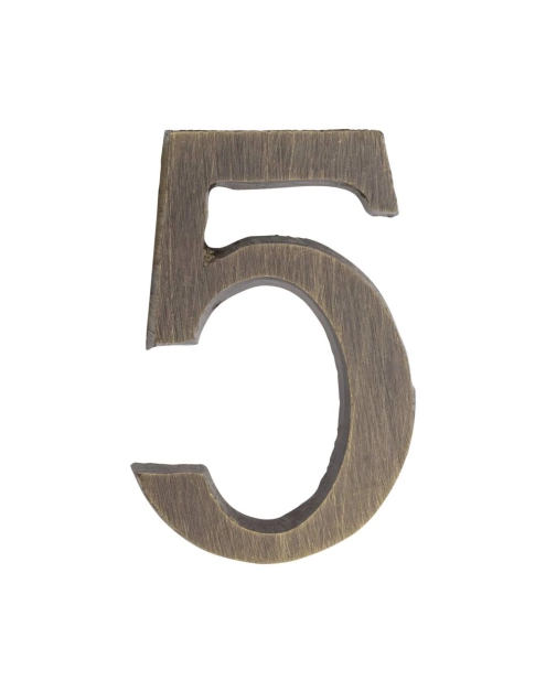 Zdjęcie: Cyfra 5 samoprzylepna patyna 50 mm METRO