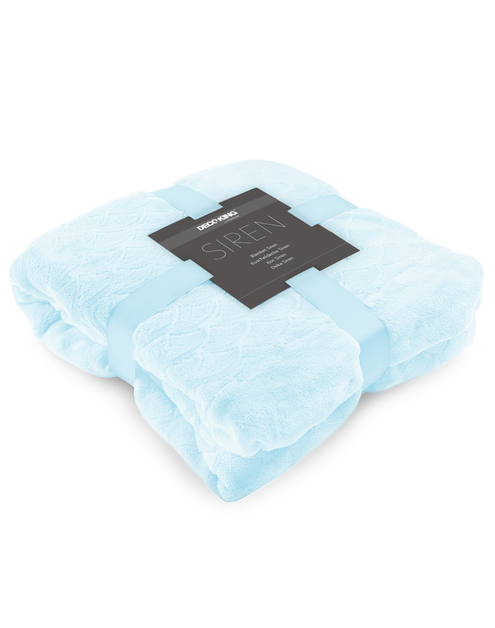 Zdjęcie: Koc Siren babyblue 140 cm DECOKING