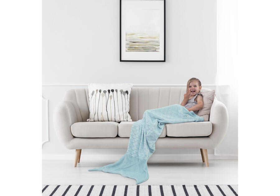 Zdjęcie: Koc Siren babyblue 140 cm DECOKING
