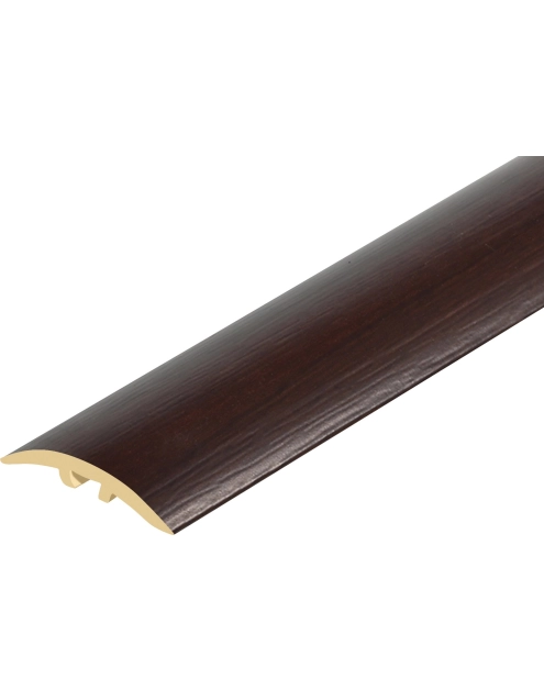 Zdjęcie: Kształtownik PVC wcisk wąski 30 mm 2w1 L= 0,90 m Orzech Ciemny okleina mat CEZAR