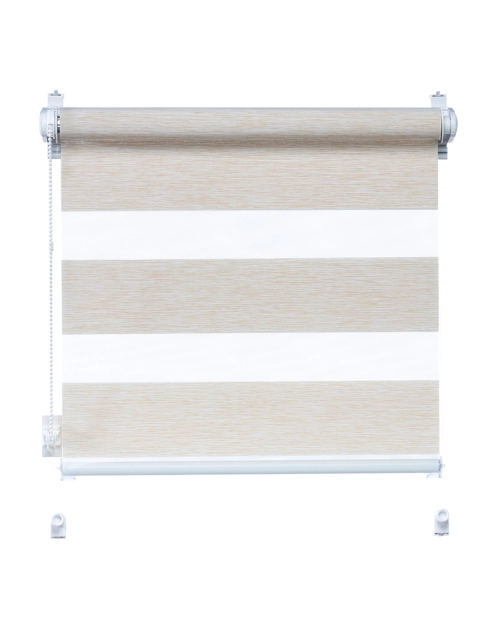 Zdjęcie: Roleta 35x140 cm Zebra III jasny beż DECODESIGN