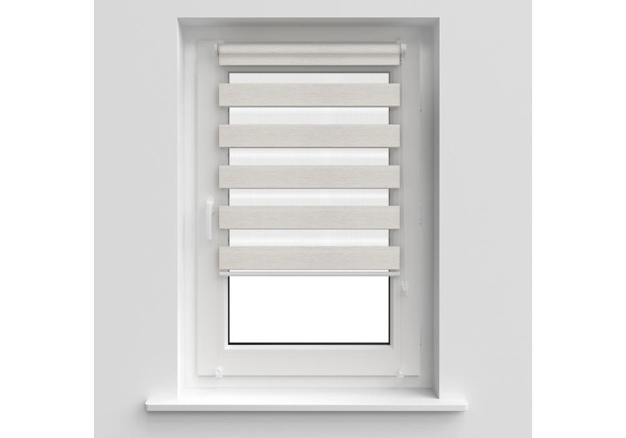 Zdjęcie: Roleta 35x140 cm Zebra III jasny beż DECODESIGN