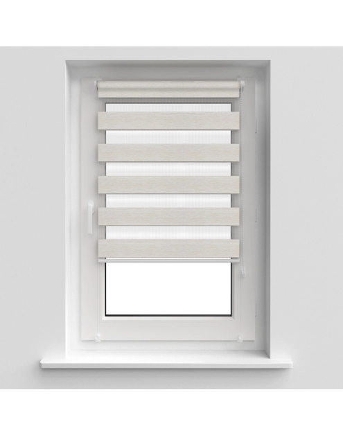 Zdjęcie: Roleta 35x140 cm Zebra III jasny beż DECODESIGN