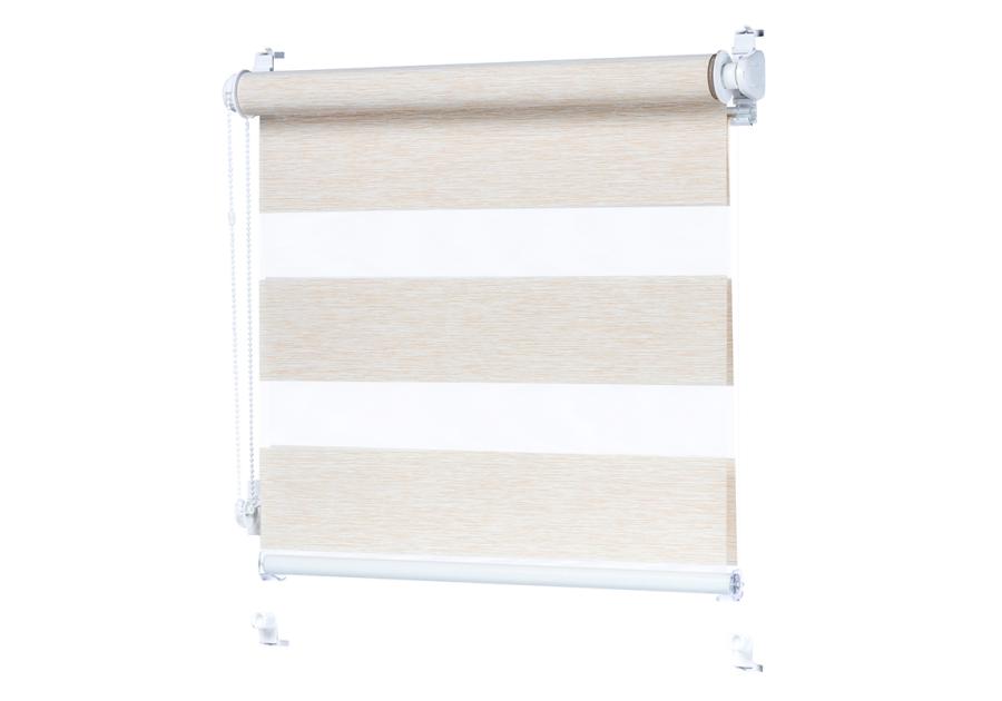 Zdjęcie: Roleta 35x140 cm Zebra III jasny beż DECODESIGN