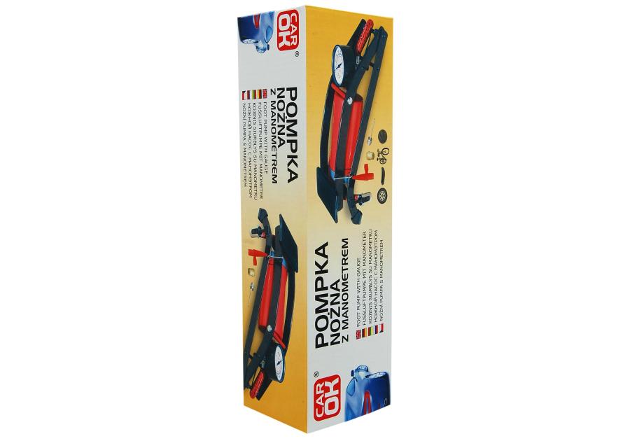 Zdjęcie: Pompka nożna z manometrem PROFAST