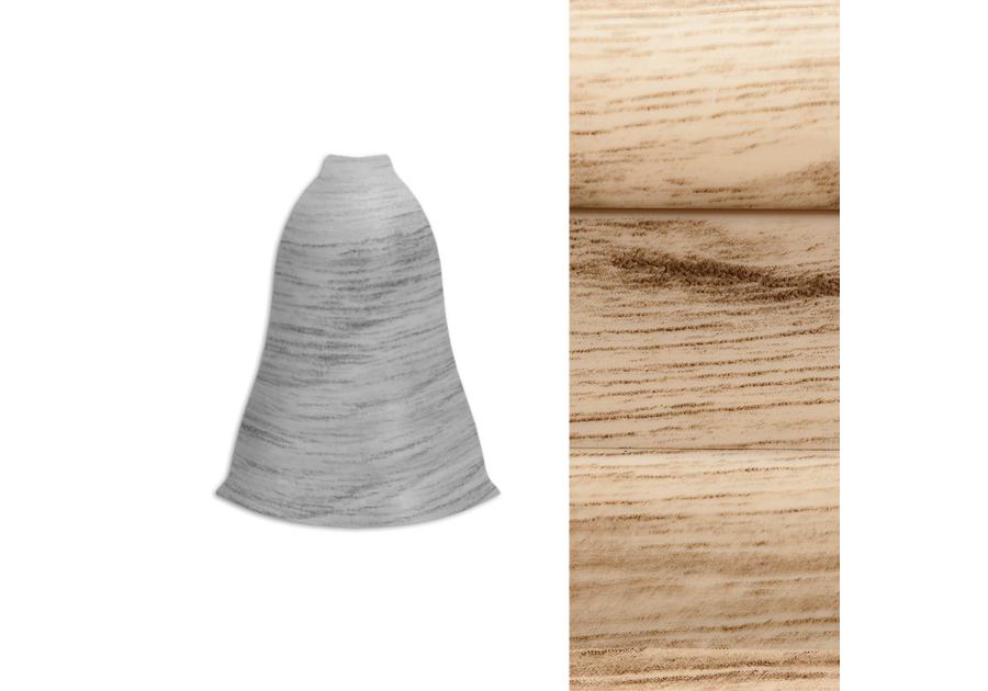 Zdjęcie: Narożnik zewnętrzny do listwy LM55 2 szt. dąb postarzany ARBITON