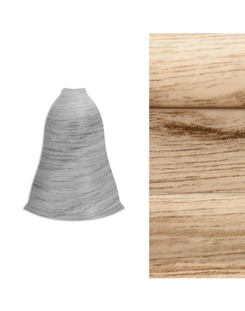 Zdjęcie: Narożnik zewnętrzny do listwy LM55 2 szt. dąb postarzany ARBITON