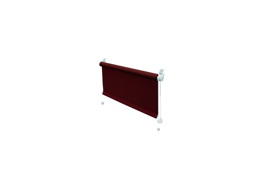 Zdjęcie: Roleta mini Ida 124 bordo 61,5x150 cm GARDINIA