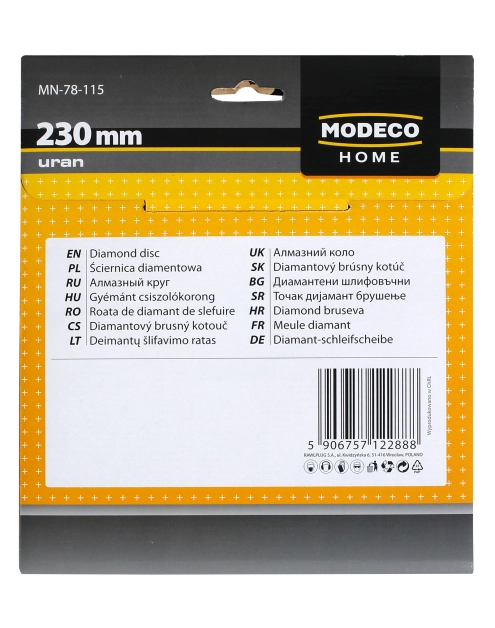 Zdjęcie: Ściernice diamentowe segmentowe Uran 230 mm RAWLPLUG