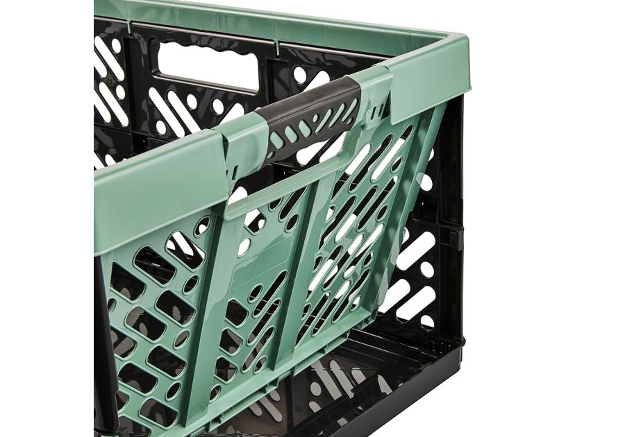 Zdjęcie: Kosz składany Ben z miękkimi uchwytami 45 L nordic green KEEEPER