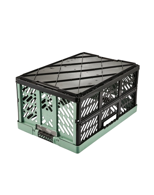 Zdjęcie: Kosz składany Ben z miękkimi uchwytami 45 L nordic green KEEEPER