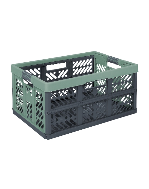 Zdjęcie: Kosz składany Ben z miękkimi uchwytami 45 L nordic green KEEEPER