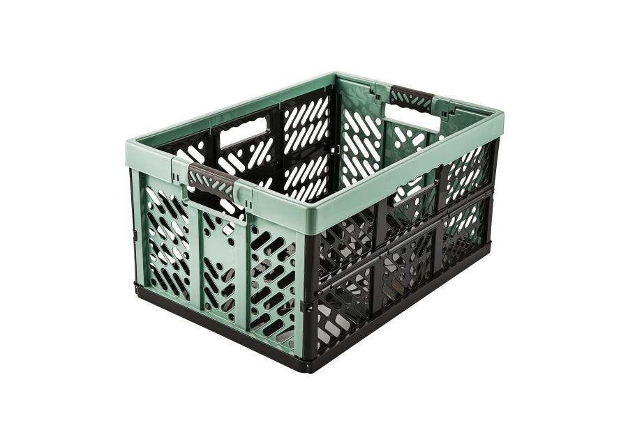 Zdjęcie: Kosz składany Ben z miękkimi uchwytami 45 L nordic green KEEEPER