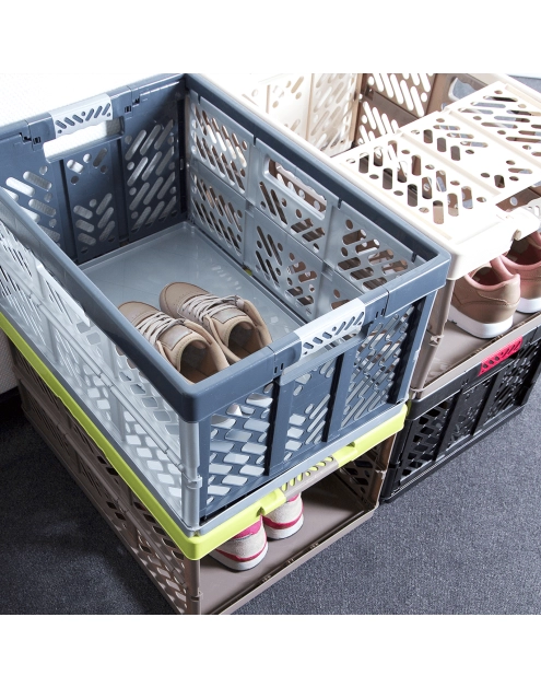 Zdjęcie: Kosz składany Ben z miękkimi uchwytami 45 L nordic green KEEEPER