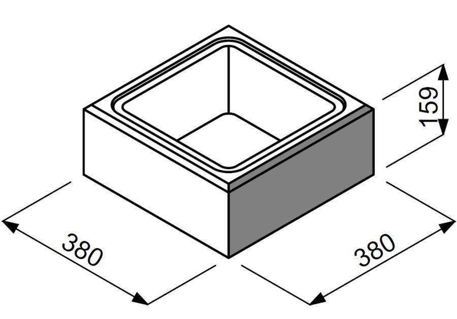 Zdjęcie: Bloczek ogrodzenia Gorc Atol GAS38 piryt JONIEC