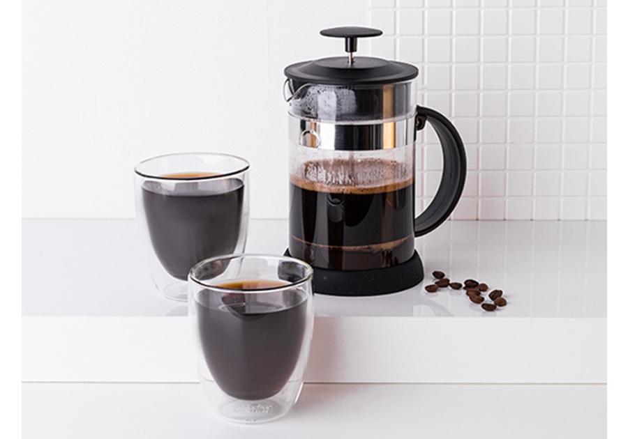 Zdjęcie: Zestaw Andrea zaparzacz 800 ml + 2 szklanki termiczne 300 ml ALTOM DESIGN