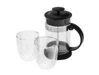 Zdjęcie: Zestaw Andrea zaparzacz 800 ml + 2 szklanki termiczne 300 ml ALTOM DESIGN