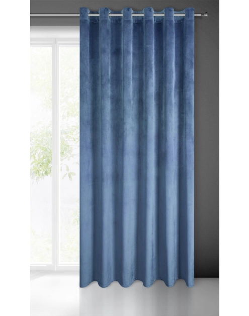 Zdjęcie: Zasłona gotowa Melanie 215x250 cm granatowy EUROFIRANY