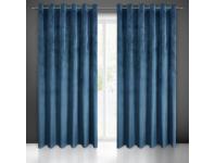 Zdjęcie: Zasłona gotowa Melanie 215x250 cm granatowy EUROFIRANY