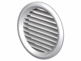 Kratka wentylacyjna okrągła regulowana z kołnierzem 150 mm VENTIKA