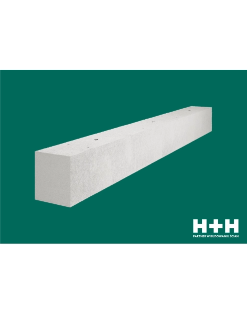 Zdjęcie: Belka nadprożowa Gold+ 175x125x1250 mm H+H