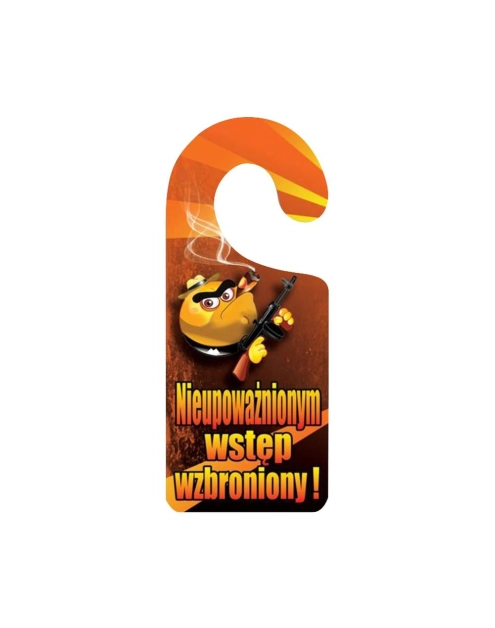 Zdjęcie: Oznaczenie F19 8x19/S "Nieupoważnionym wstęp wzbroniony!" zawieszka METRO